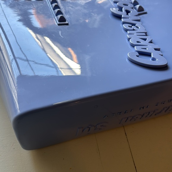 Carmen Sol Blue Studded Tote Bag - Picture 7 of 7